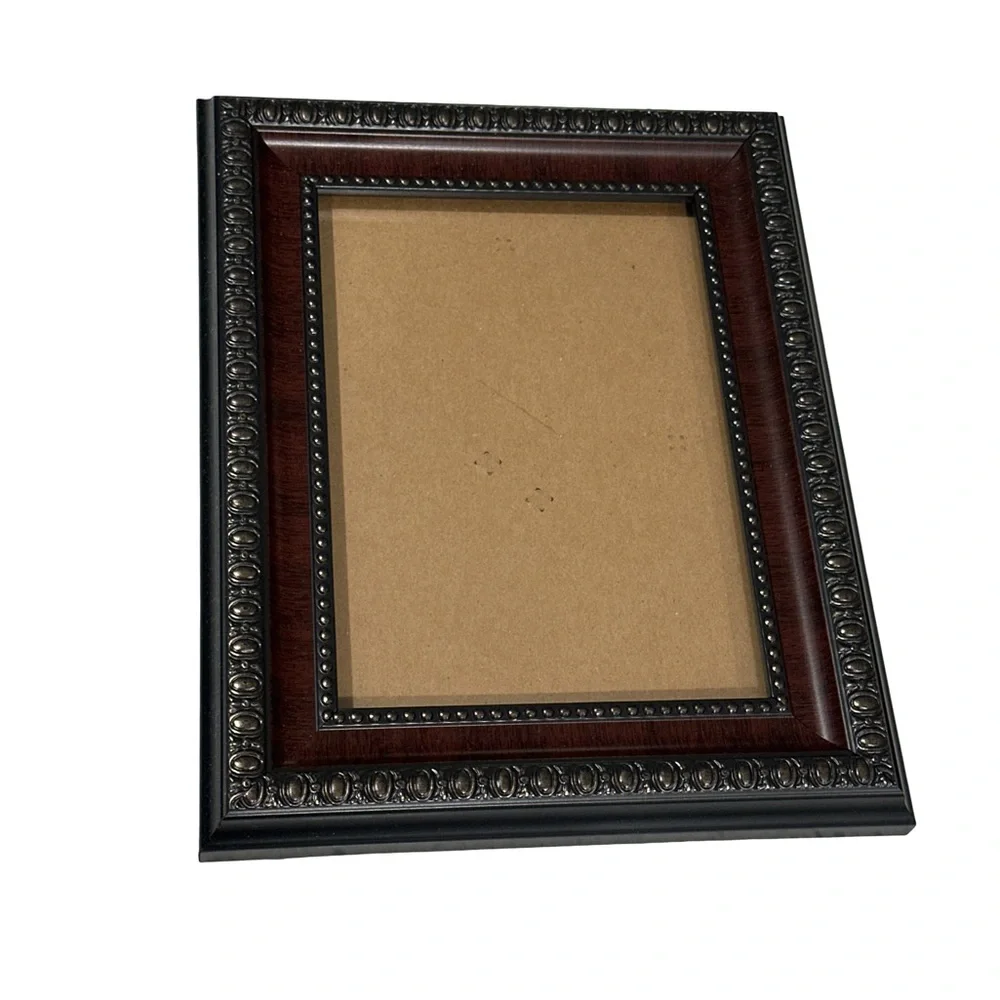 Vintage Style Ornate Wood Picture Frame 5x7 Tabletop or Wall Display